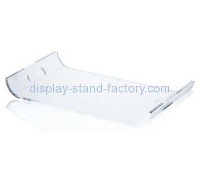 Customize clear acrylic serving tray with handles STD-129