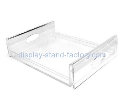 Customize lucite serving platter with handles STD-123