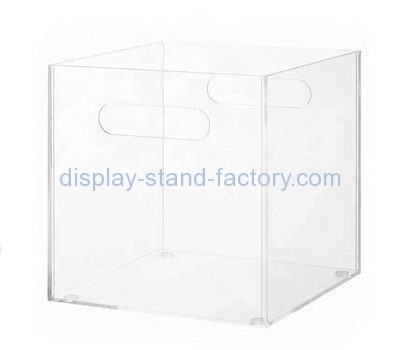 Customize acrylic carry box with handle NAB-995