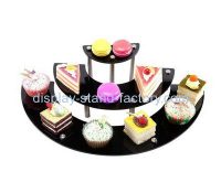 Customize acrylic tiered cake display stands NFD-125