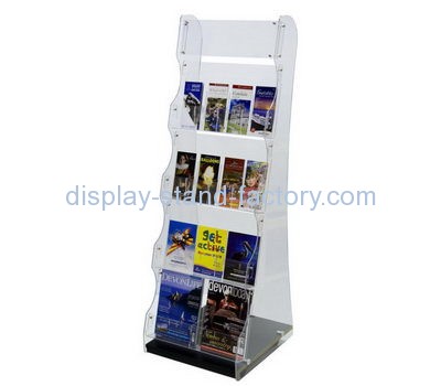 Customize plexiglass floor brochure holder NBD-570