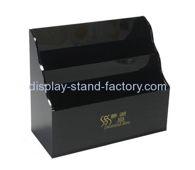 Customize acrylic tiered brochure holder NBD-553