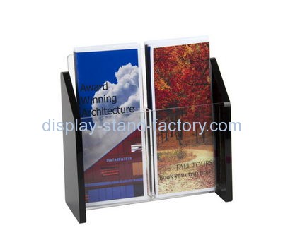 Customize acrylic stand up brochure holder NBD-551