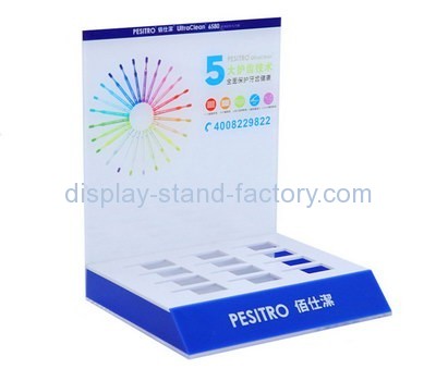 Customize perspex cosmetic retail display NMD-348