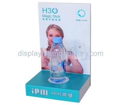 Customize lucite water bottle display stand NFD-110