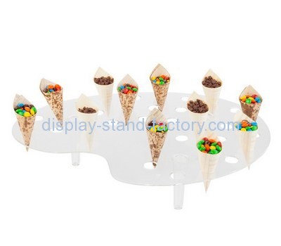 Customize acrylic ice cream cone display holder NFD-095