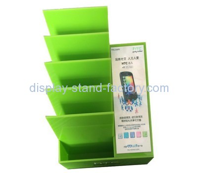 Customize acrylic brochure holder display stand NBD-529