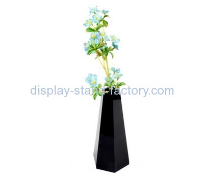 Customize black flower vase NAB-929