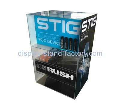 Customize acrylic counter display case NAB-917