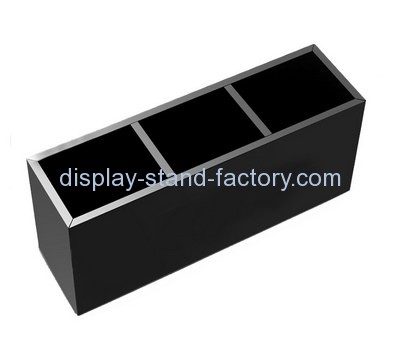 Customize black 3 compartment box NAB-874