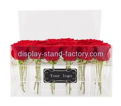 Customize clear acrylic flower box NAB-811