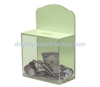 Customize green plastic collection boxes NAB-792