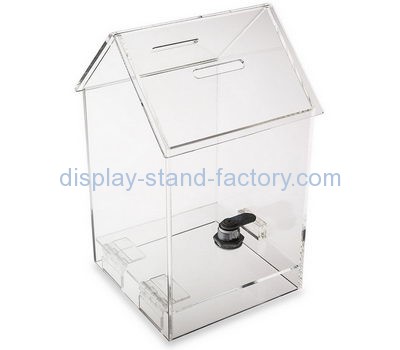 Customize house shape church donation box NAB-751