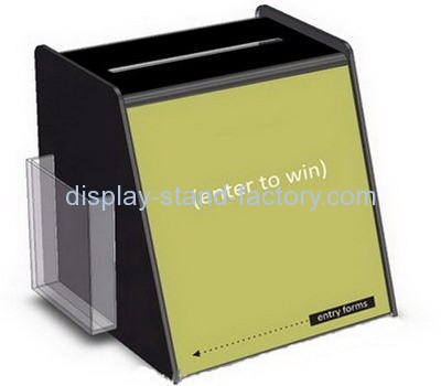 Customize black charity display boxes NAB-729