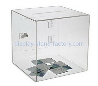 Customize perspex donation box NAB-726