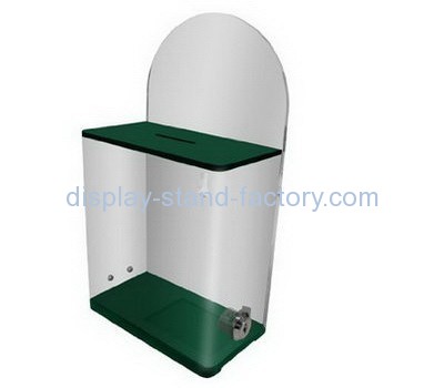 Customize acrylic cash donation box NAB-709