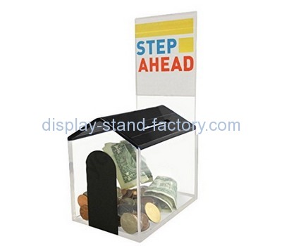 Customize clear dog house donation box NAB-700