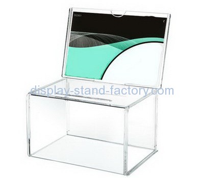 Customize clear acrylic ballot box voting NAB-684