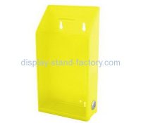 Customize acrylic wall mounted donation box NAB-624