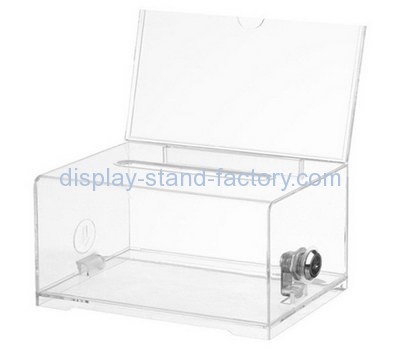 Bespoke acrylic donation collection box NAB-576