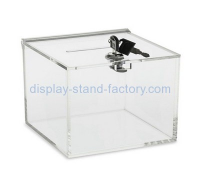 Bespoke acrylic fundraising collection boxes NAB-575