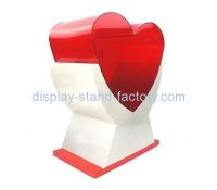 Bespoke acrylic red heart shaped box NAB-568