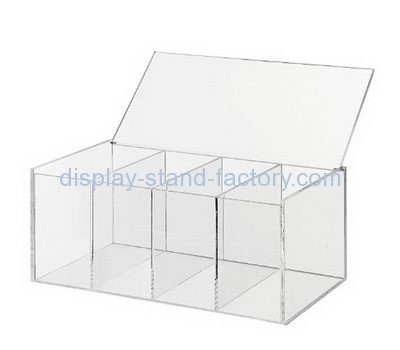 Bespoke acrylic multi compartment storage box NAB-520