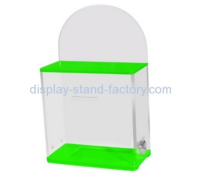 Bespoke acrylic clear ballot box NAB-490