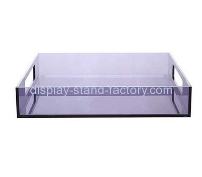 Bespoke purple acrylic tea serving tray STD-023