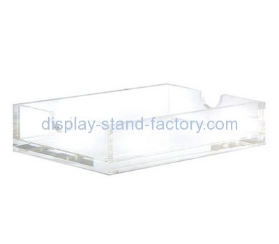 Bespoke small clear tray with handle STD-015