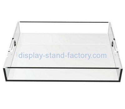 Bespoke clear acrylic large serving tray STD-014