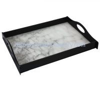 Bespoke black lucite tray STD-008