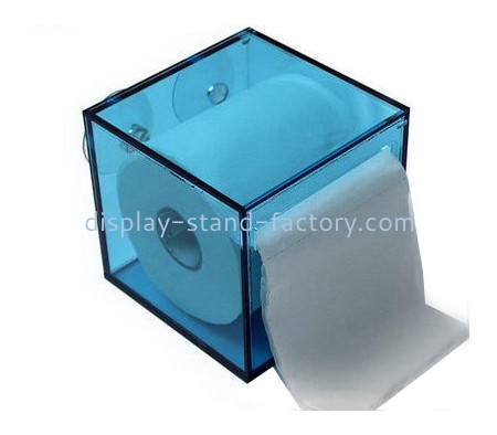 Bespoke acrylic clear tissue box holder NAB-464