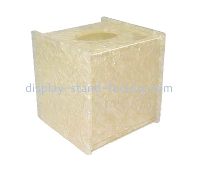 Customized acrylic square tissue box NAB-424