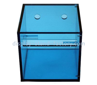 Customized clear blue acrylic box of facial tissue NAB-421