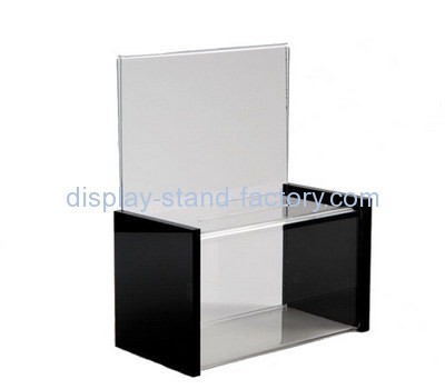 Customized acrylic counter display case NAB-389