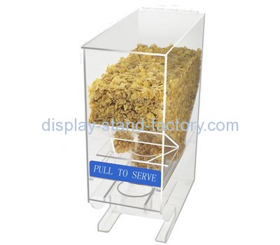 Acrylic display supplier custom lucite food display case NFD-067