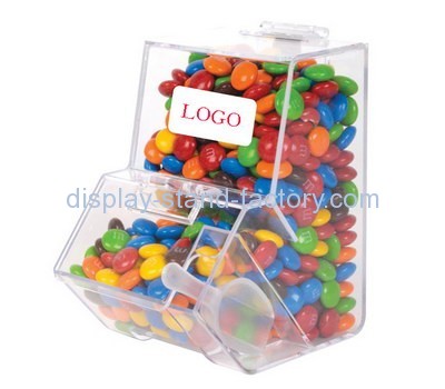 Acrylic products manufacturer custom countertop candy display case NFD-059