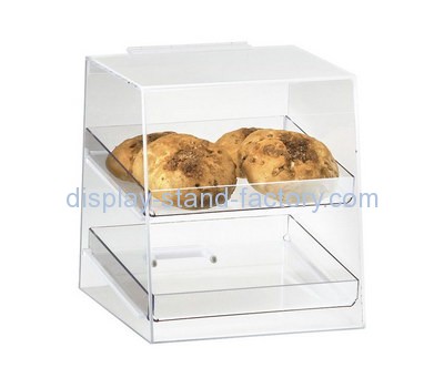 Acrylic display manufacturers custom perspex bakery display cases NFD-058