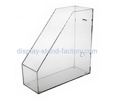 Acrylic products manufacturer custom acrylic desktop file organizer holder NBD-461