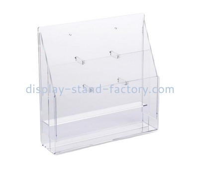 Plexiglass manufacturer custom acrylic wall mounted literature holders NBD-447