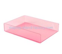 Acrylic plastic supplier custom plexiglass desk folder organizer NBD-444