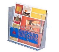 China acrylic manufacturer custom perspex brochure stands holders for sale NBD-430