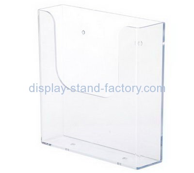 Display racks manufacturer custom acrylic wall mounted brochure racks holder NBD-415