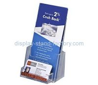 Acrylic supplier custom brochure holder display stand NBD-412