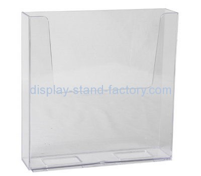 Acrylic products manufacturer custom plastic magazine rack holder display stands NBD-396