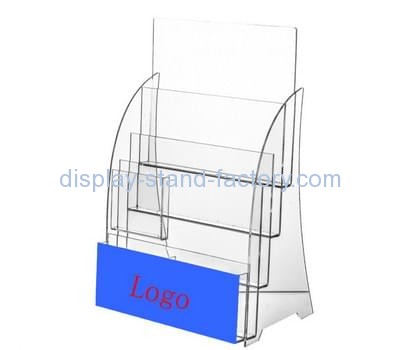 Acrylic plastic supplier custom acrylic brochure holders display stands NBD-389