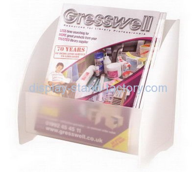 Acrylic display supplier custom designs plastic magazine rack NBD-346