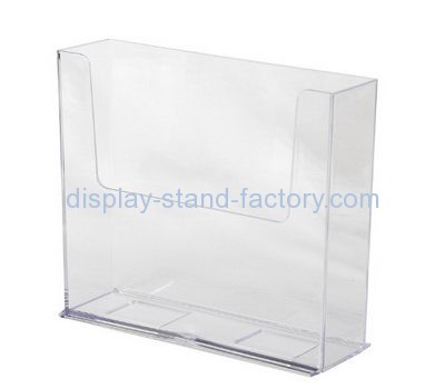 Plastic fabrication company custom made acrylic vertical paper organizer NBD-342