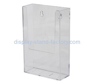 Clear acrylic supplier custom design plastic file stand for desk NBD-341